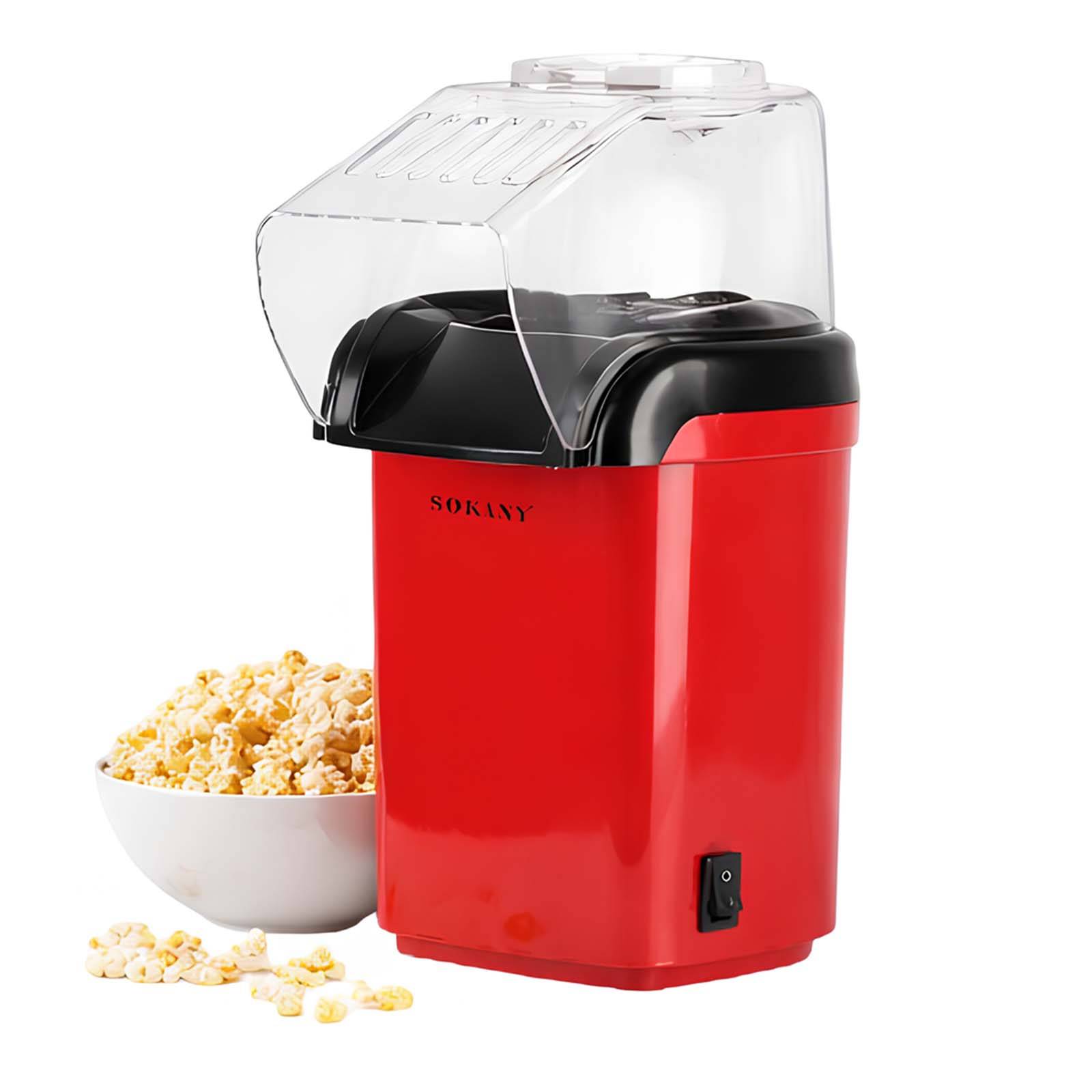 Machine à Popcorn 1200W Préparation et Cuisson Rapide-1