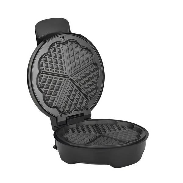 Gaufrier Électrique 1000W Double Plaque en Forme de Cœur Antiadhésive
