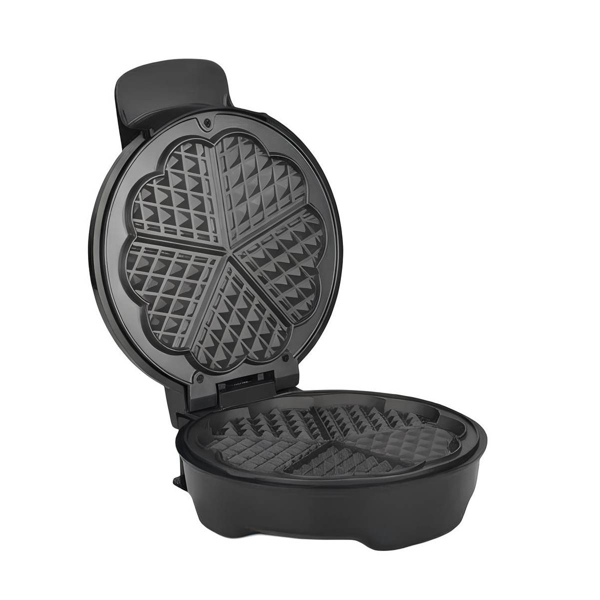 Gaufrier Électrique 1000W Double Plaque en Forme de Cœur Antiadhésive-0