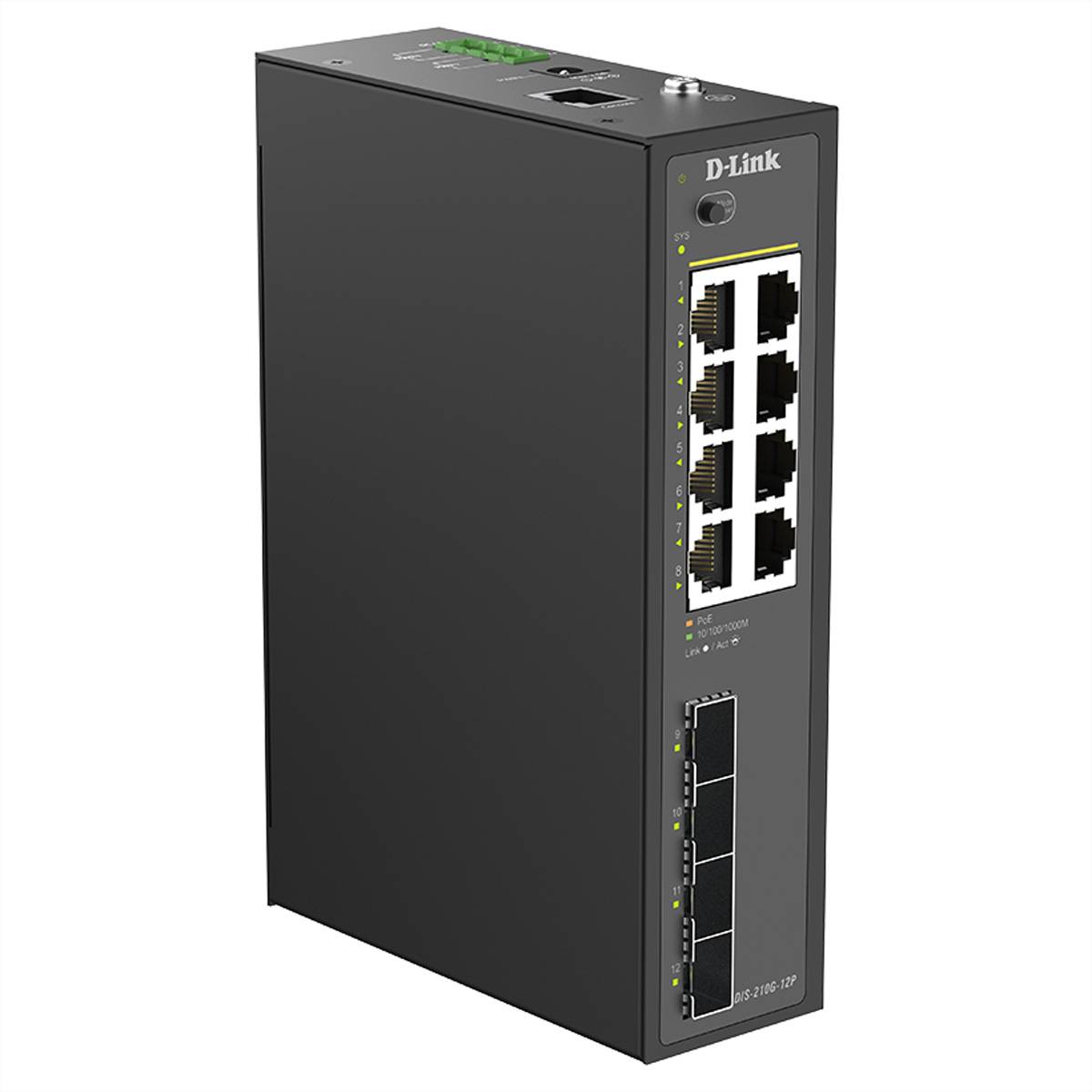 D-Link DIS-210G-12P Netzwerk Switch-1
