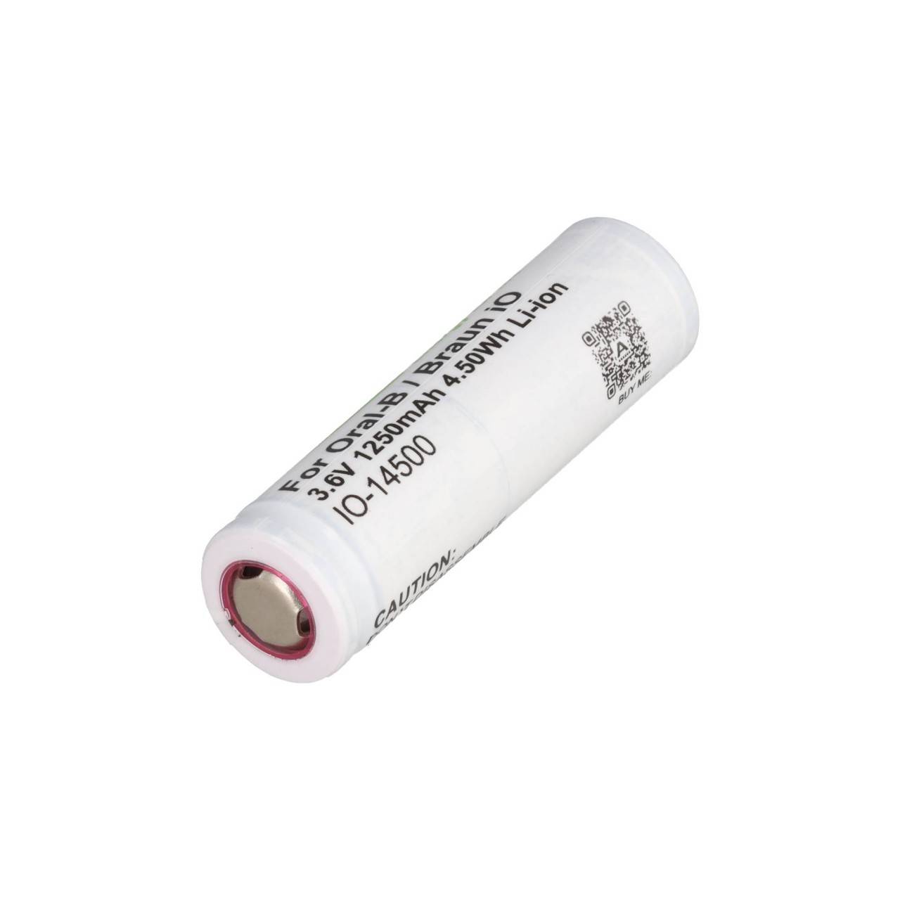 2 batteries de 1250 mAh compatibles avec les appareils photo Braun IO 6, 7, 8, 9 et 10, 3,7 volts, 48,8 x 14,1 mm-2