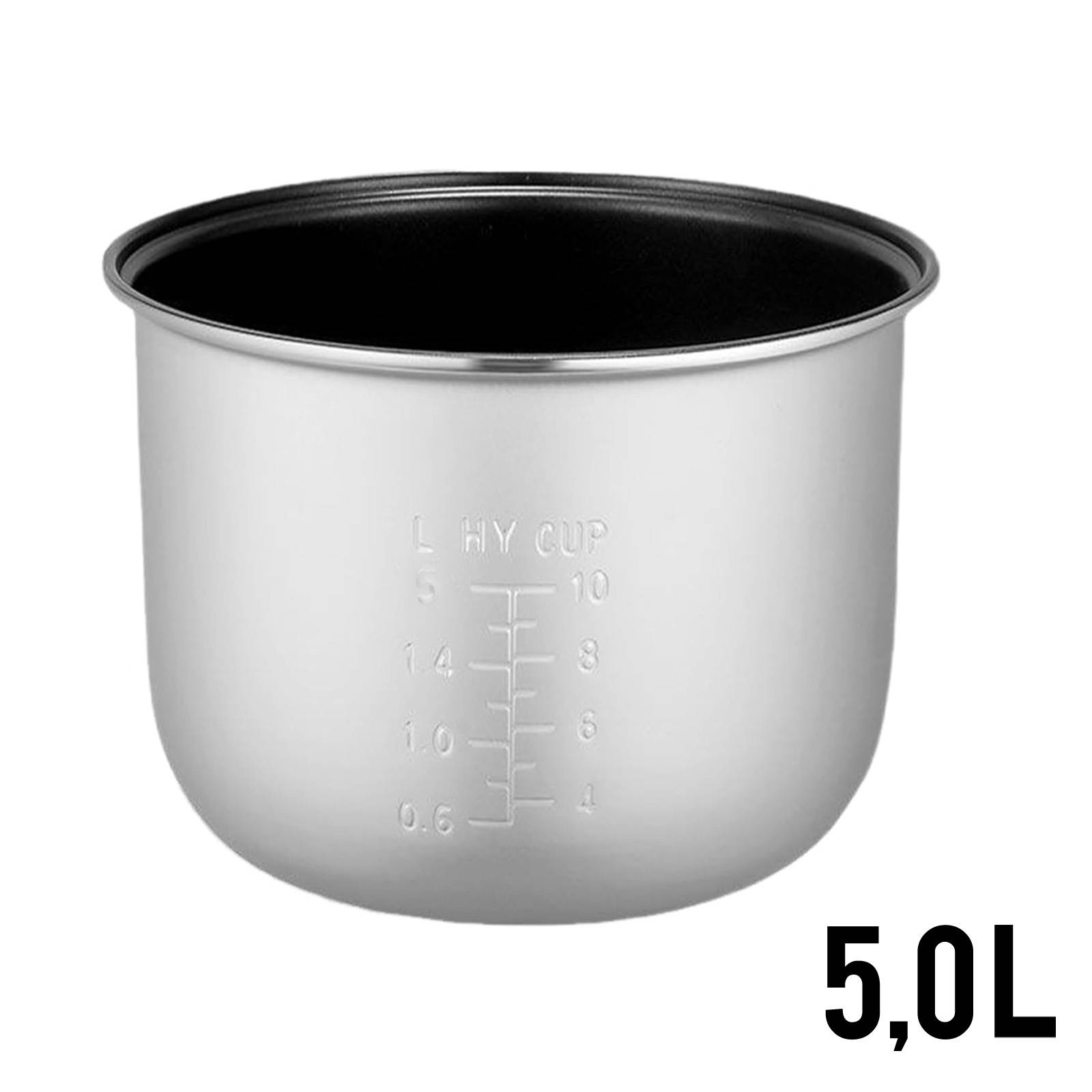 Cuiseur à Riz 5L Inox avec Écran LED et Fonction Maintien au Chaud-2