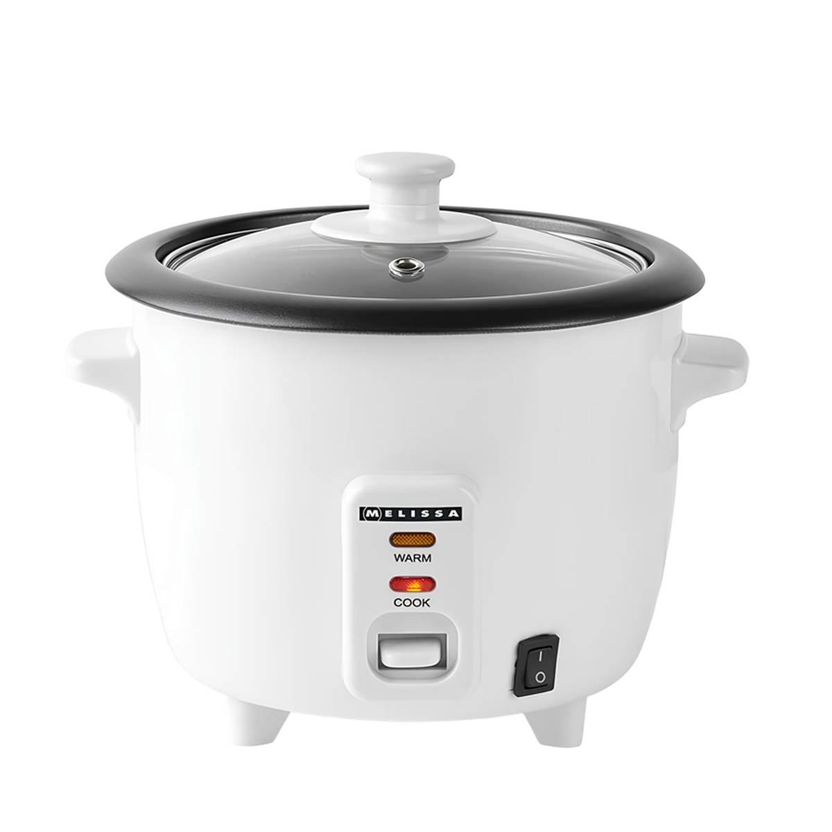 Cuiseur de Riz 0.6 L 300W Revêtement Antiadhésif avec Panier Vapeur-1