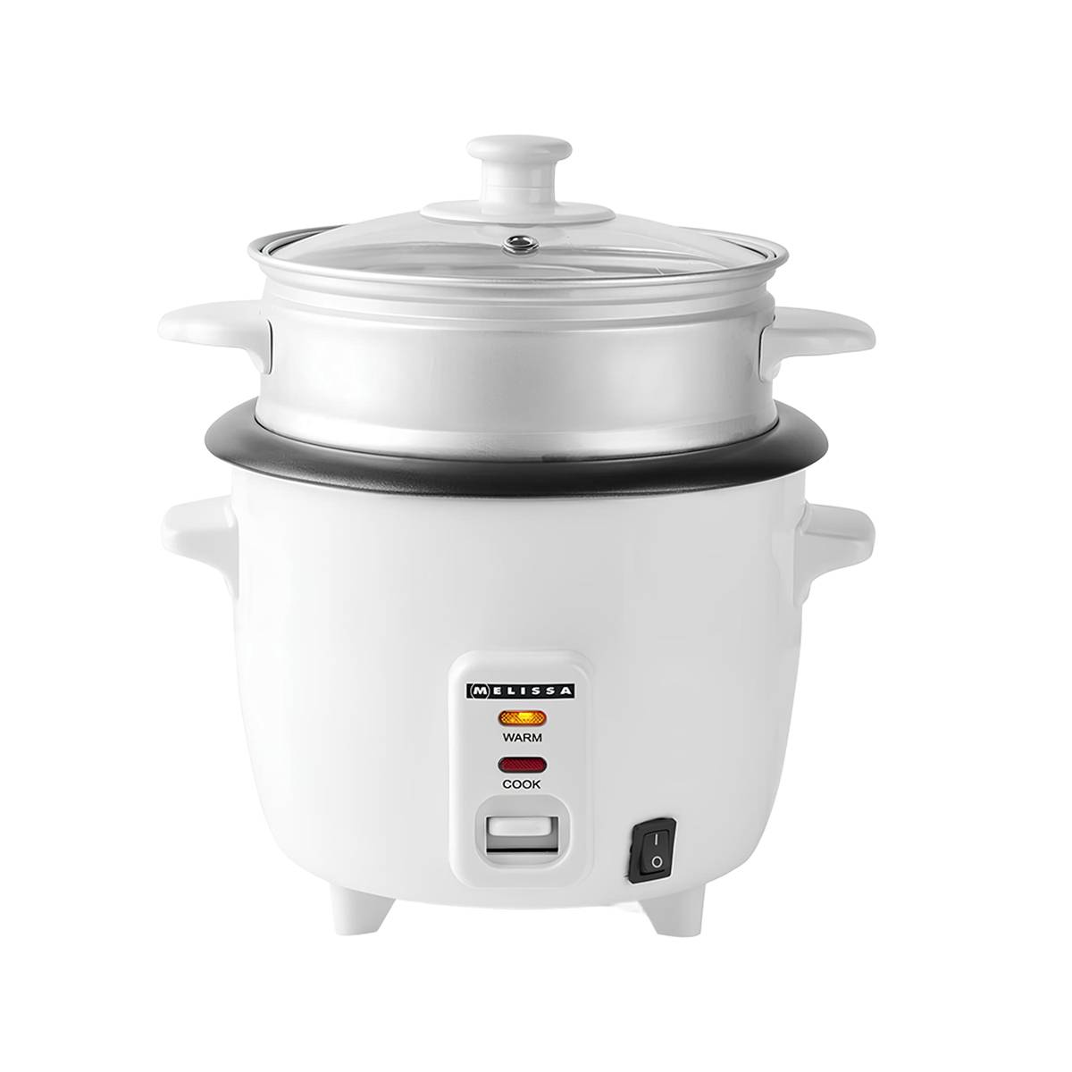 Cuiseur de Riz 0.6 L 300W Revêtement Antiadhésif avec Panier Vapeur-3