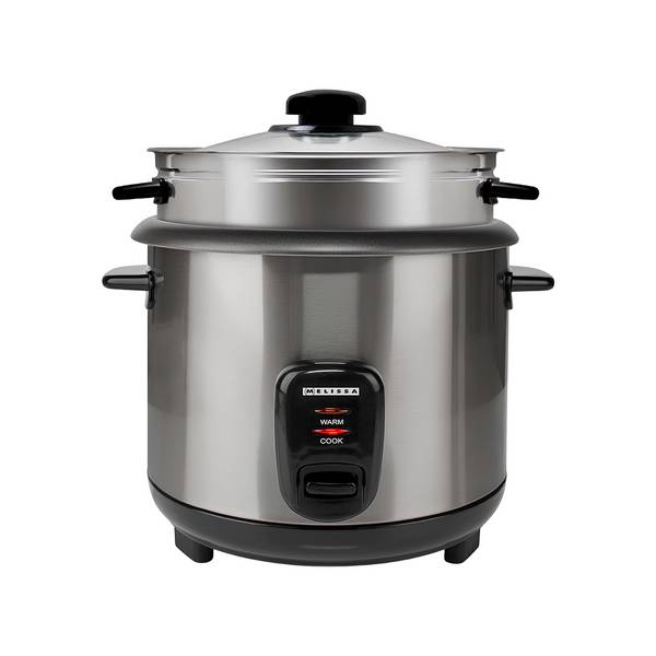 Cuiseur à Riz Électrique 1L avec Panier Vapeur Compact et Maintien Chaud
