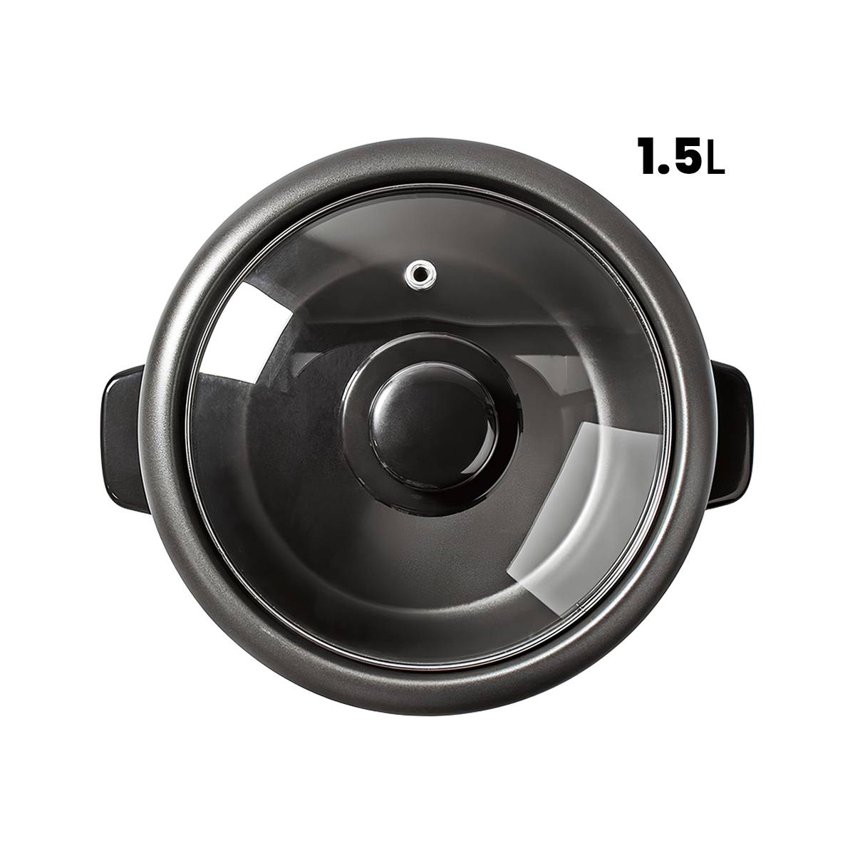 Cuiseur à Riz Électrique 1.5L avec Panier Vapeur Compact et Maintien Chaud-2