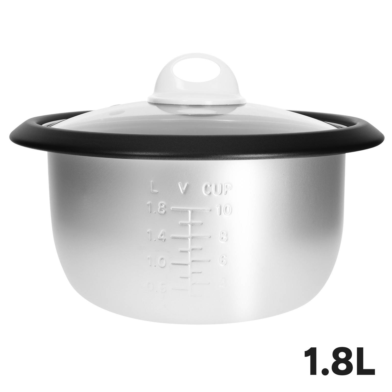 Cuiseur à Riz 1.8L avec Panier Vapeur Compact et Maintien Chaud-2