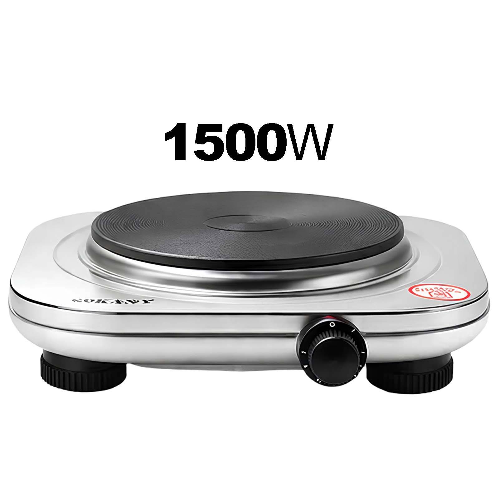 Plaque de Cuisson Électrique 1500W à 5 Niveaux de Puissance pour Cuire-4