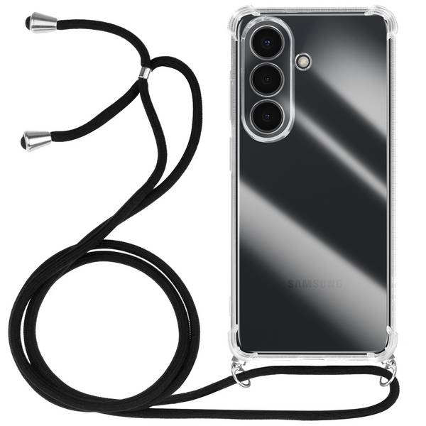 Coque pour Galaxy S26 Plus en Silicone avec Cordon en Nylon Tressé 70cm