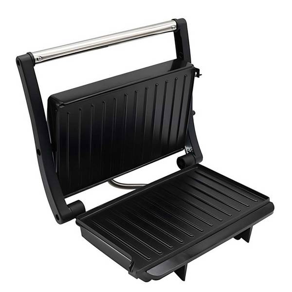 Grill de Contact Électrique 1000W avec Plaques Antiadhésives Inox