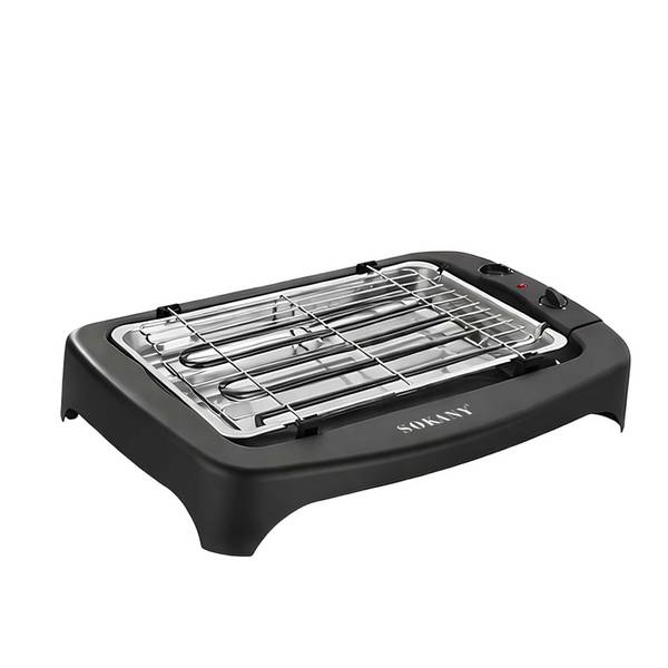 Barbecue Électrique 38cm 2200W Antiadhésif Thermostat Réglable