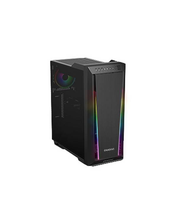 GAMDIAS ARGUS M2, Midi Tower, PC, Noir, ATX, micro ATX, Mini-ITX, ABS, SPCC, Verre trempé, 120,140 mm