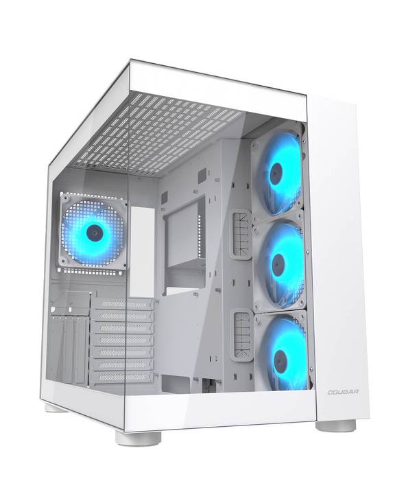 COUGAR CGR-5KA1W-RGB, Midi Tower, PC, Blanc, ATX, micro ATX, Mini-ITX, Gaming, Multi-0