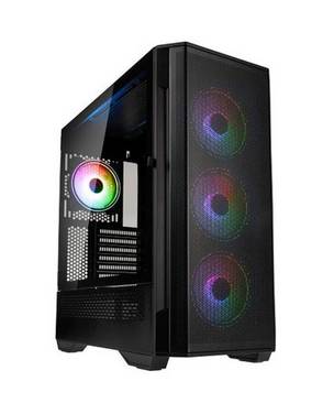 Kolink Observatory Y Mesh ARGB, Midi Tower, PC, Noir, ATX, EATX, micro ATX, Mini-ITX, ABS, Mesh, SPCC, Multi