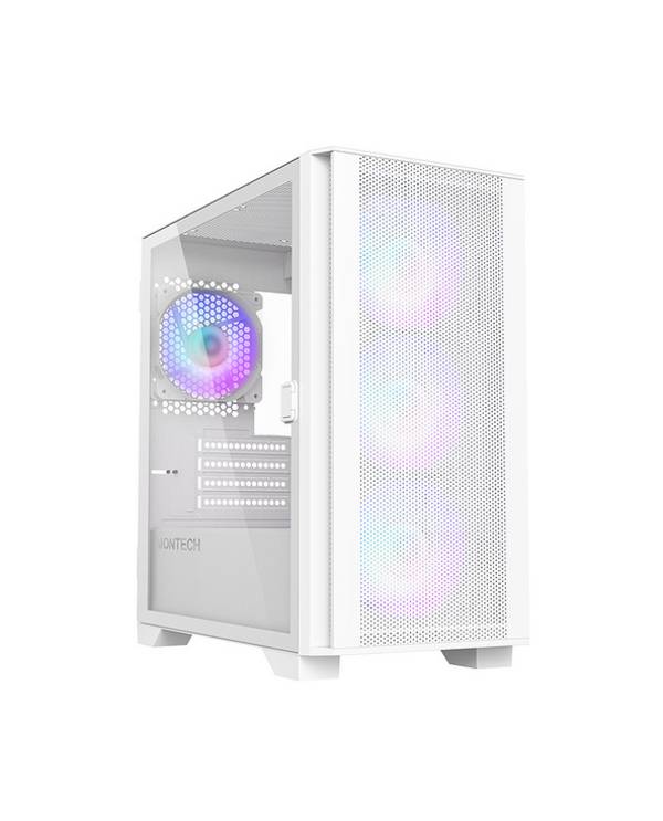 Montech Air 100 ARGB, Mini Tower, PC, Blanc, micro ATX, Micro-ITX, Gaming, Bleu, Vert, Rouge