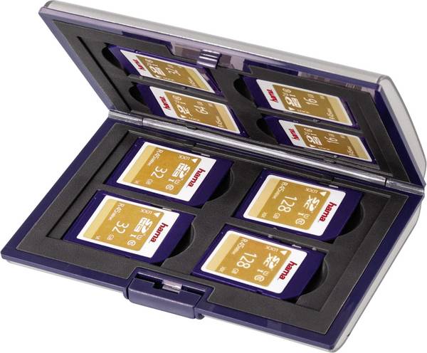 Etui rigide Hama pour 4 cartes SD Conrad fr Etui rigide Hama pour 4 cartes SD Conrad fr