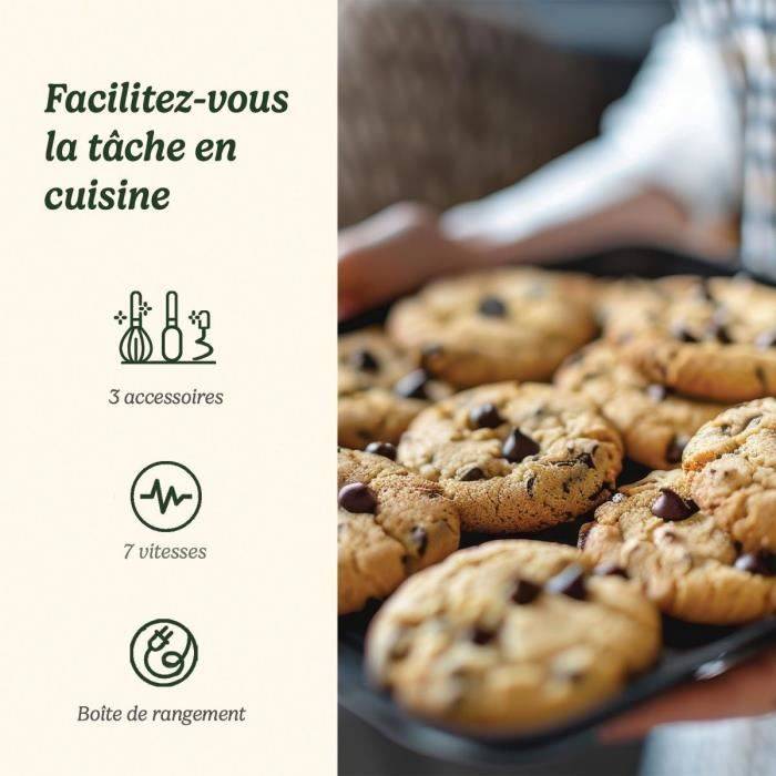 Batteur électrique 200w Cuisinart HM7E-1