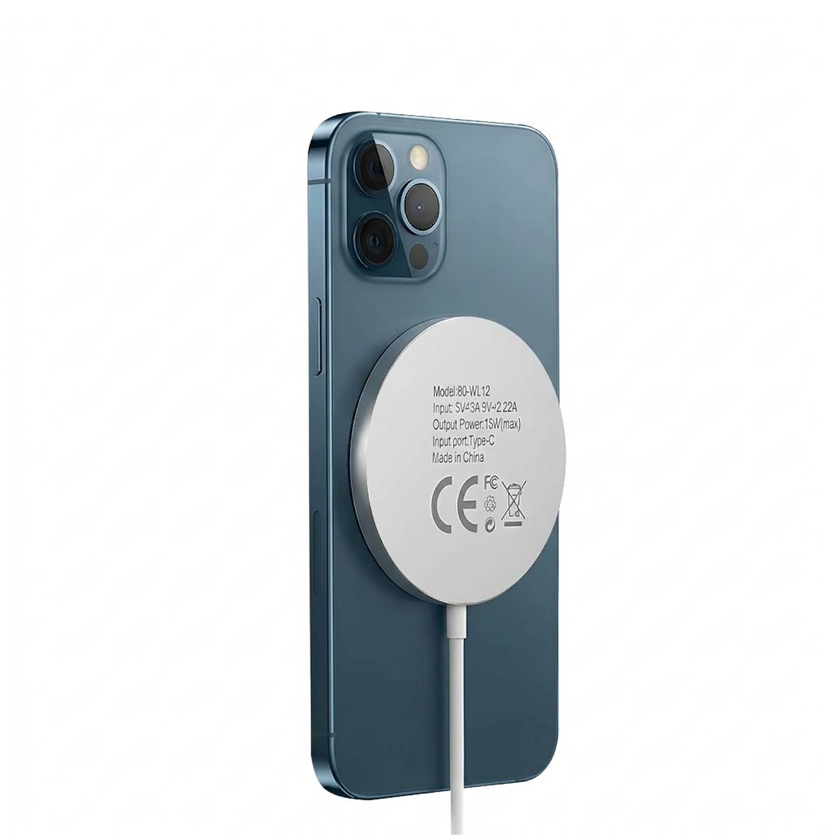 Chargeur pour iPhone 15 Pro Max Magsafe Magnétique 15W-0