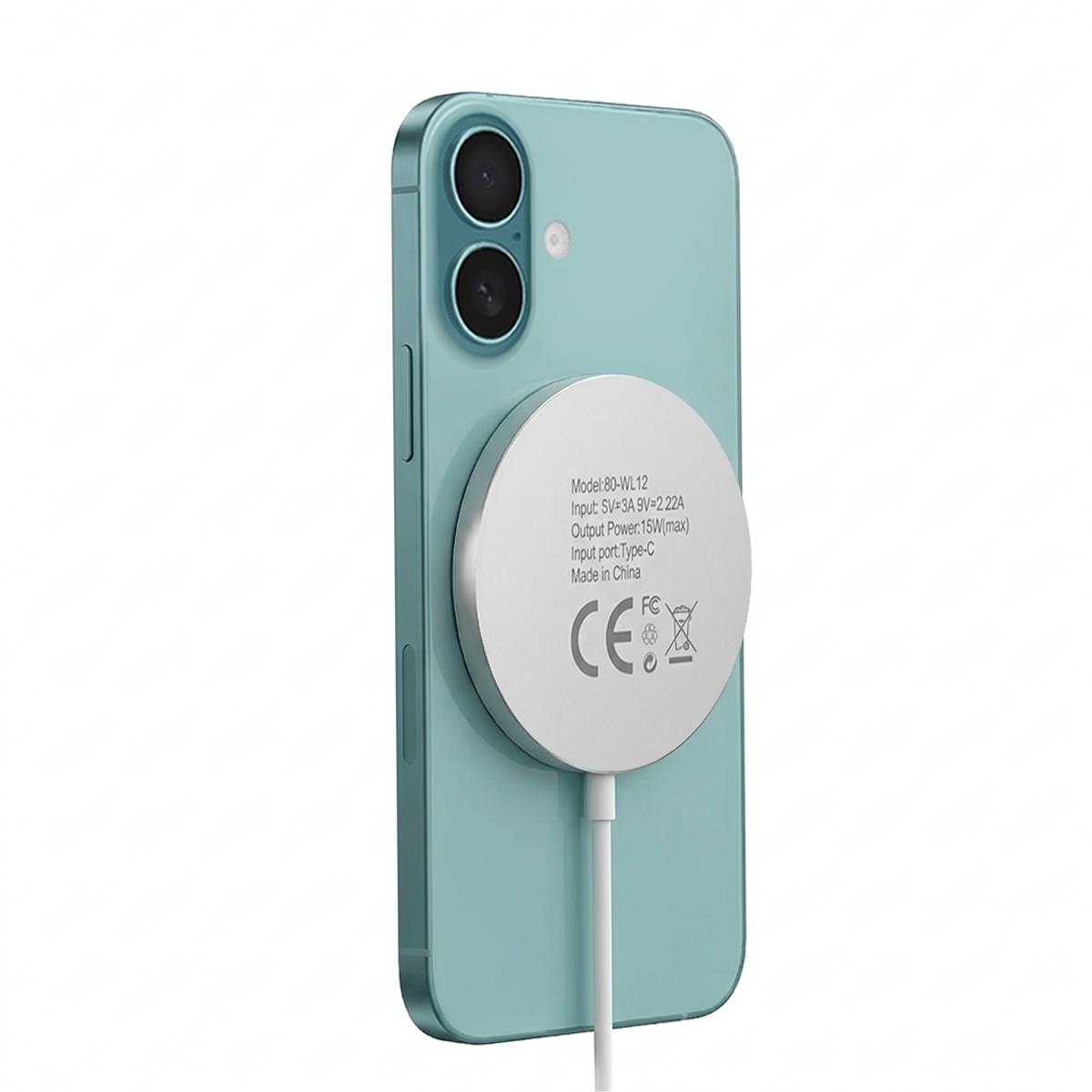 Chargeur Magsafe Magnétique 15W pour iPhone 16 / 16 Plus / 16 Pro / 16 Pro Max / 16e-0