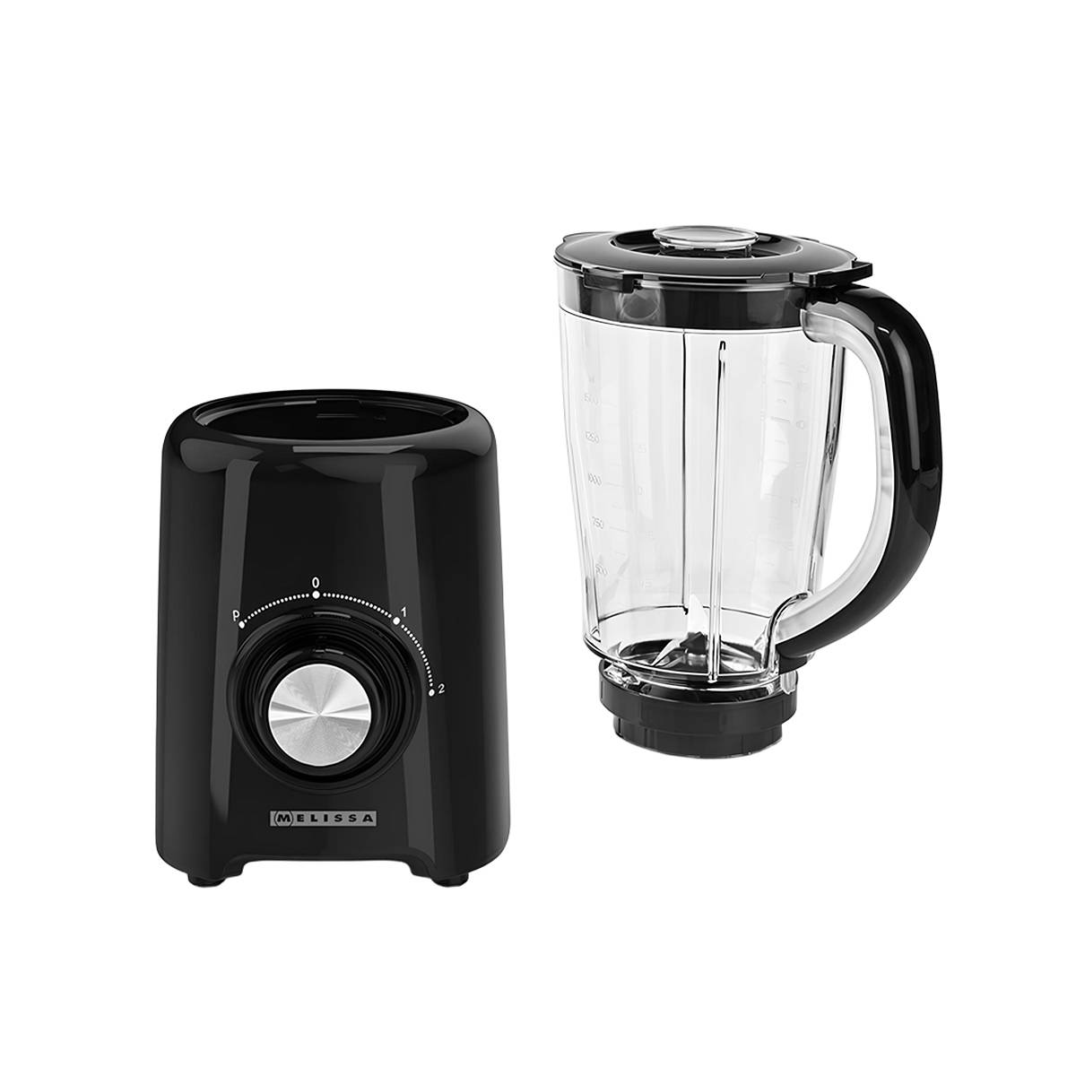 Mixeur de Cuisine 1,5 L avec Bol Plastique, 2 Vitesses et Pulse 800 W-1
