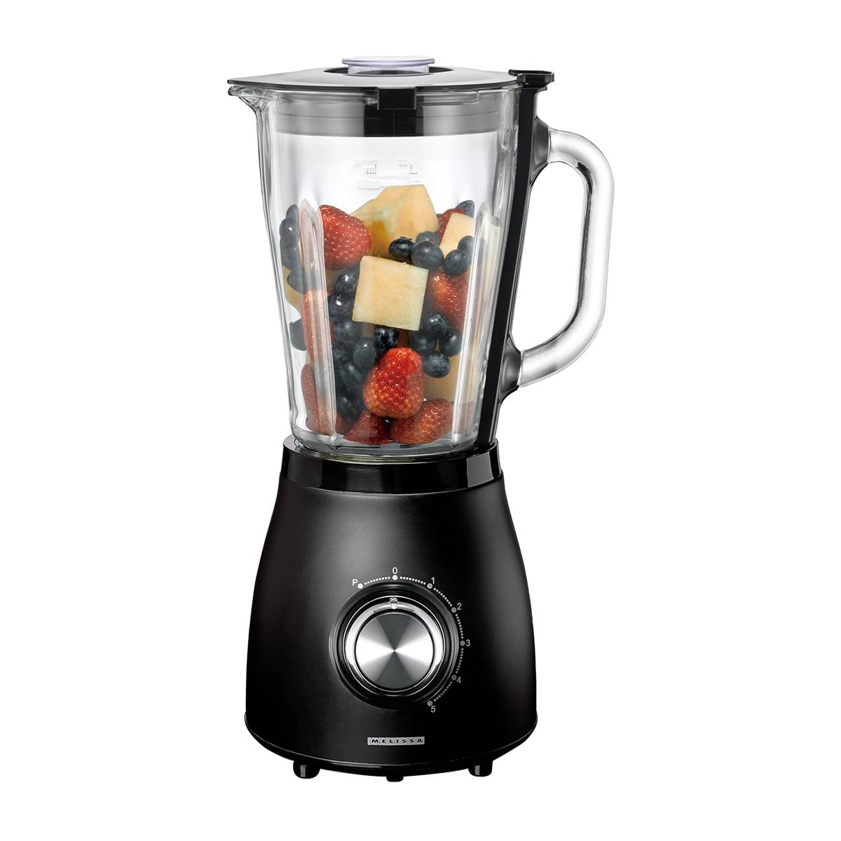 Mixeur de Cuisine 1,5 L en Verre 500 W avec 5 Vitesses et Pulse-0