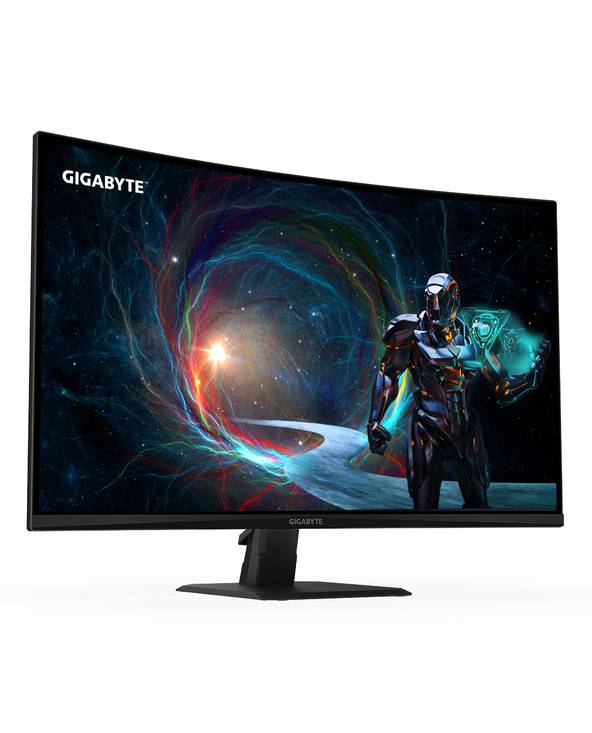 GIGABYTE GS32QCA 31,5" Moniteur Gaming Incurvé QHD - 2560 x 1440, 180Hz, 1ms, 250 cd/m², FreeSync, HDR Ready, HDMI 2.0,-1