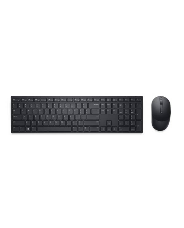 DELL Clavier et souris Pro - KM5221W - français (AZERTY) - noir, Taille réelle (100 %), Sans fil, RF sans fil, AZERTY, N