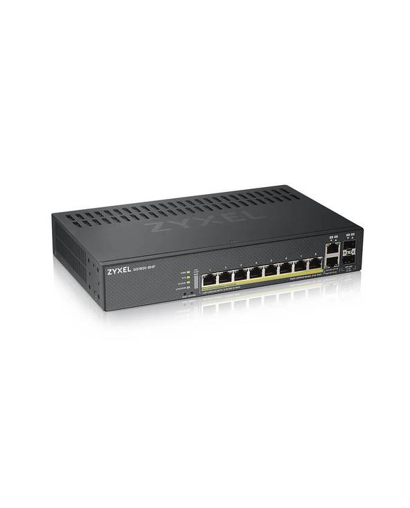 Zyxel GS1920-8HPV2, Géré, Gigabit Ethernet (10/100/1000), Connexion Ethernet, supportant l'alimentation via ce port (PoE-0