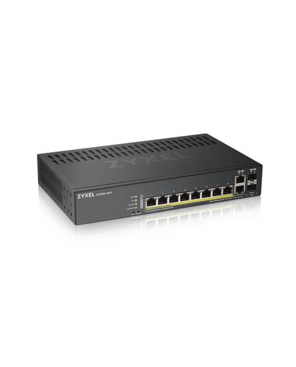 Zyxel GS1920-8HPV2, Géré, Gigabit Ethernet (10/100/1000), Connexion Ethernet, supportant l'alimentation via ce port (PoE