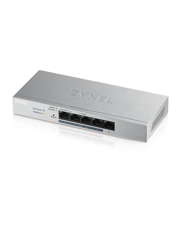 Zyxel GS1200-5HP v2, Géré, Gigabit Ethernet (10/100/1000), Full duplex, Connexion Ethernet, supportant l'alimentation vi