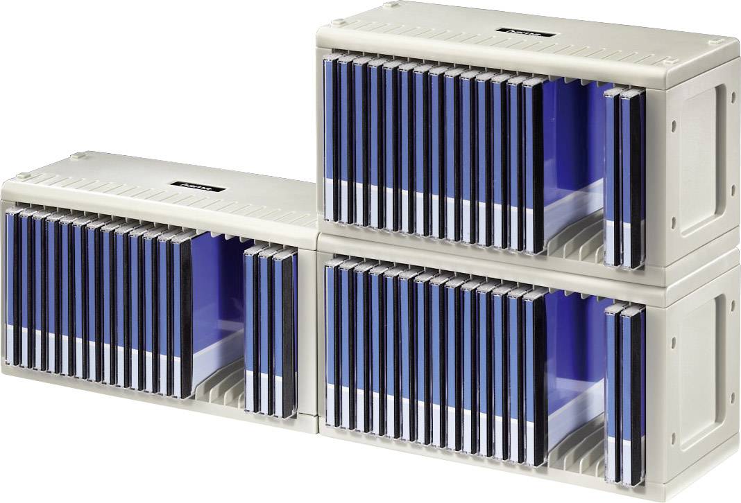 Rack à CD Hama 48402 20 CDs plastique gris (l x H x P) 289 x 157 x 125 ...