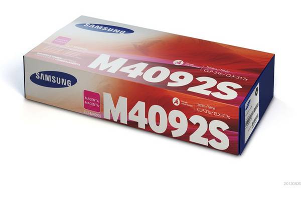 Samsung Cartouche de toner magenta CLT-M4092S, 1000 pages, Magenta, 1 pièce(s)