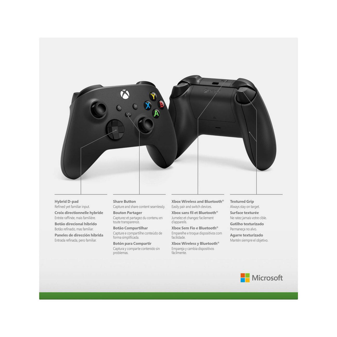 Microsoft Wireless Controller Manette de jeu Android, iOS, PC, Xbox One, Xbox One S noir-9