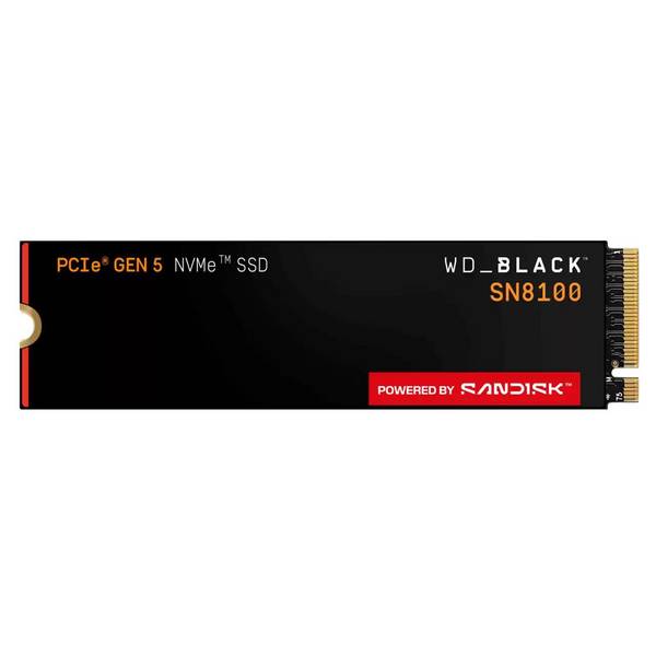WD Black 4To SN8100 PCIe 5.0x4 NVMe M.2 SSD POWERED BY SANDISK