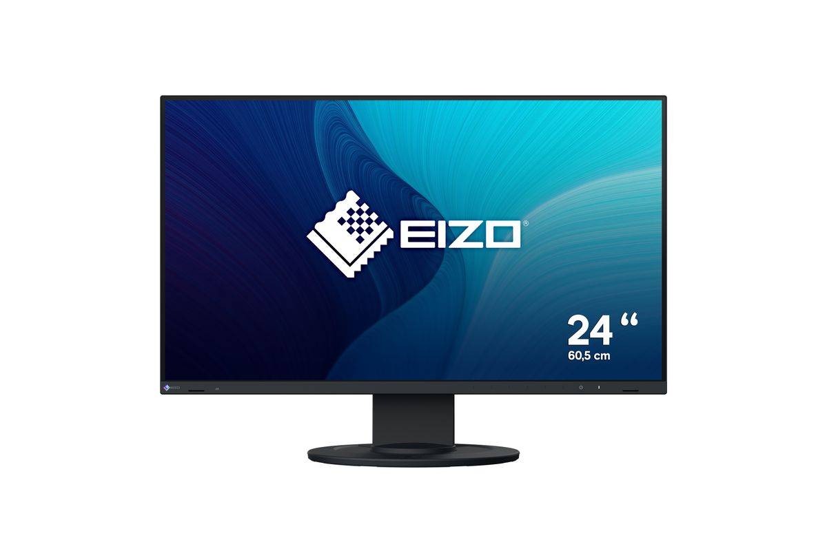 EIZO FlexScan EV2400R-BK, 60,5 cm (23.8"), 1920 x 1080 pixels, Full HD, LCD, 5 ms, Noir-0