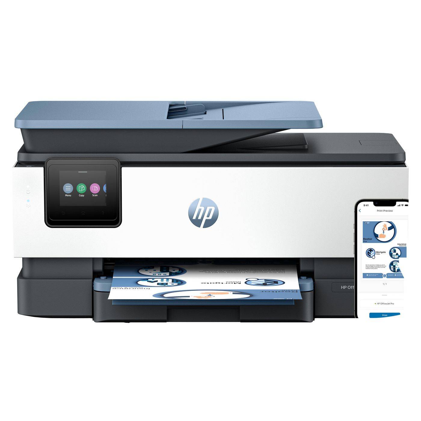HP OfficeJet Pro 8135e Sans fil All-in-One Couleur Imprimante, Instant Ink; Impression recto-verso, A jet d'encre thermi-0