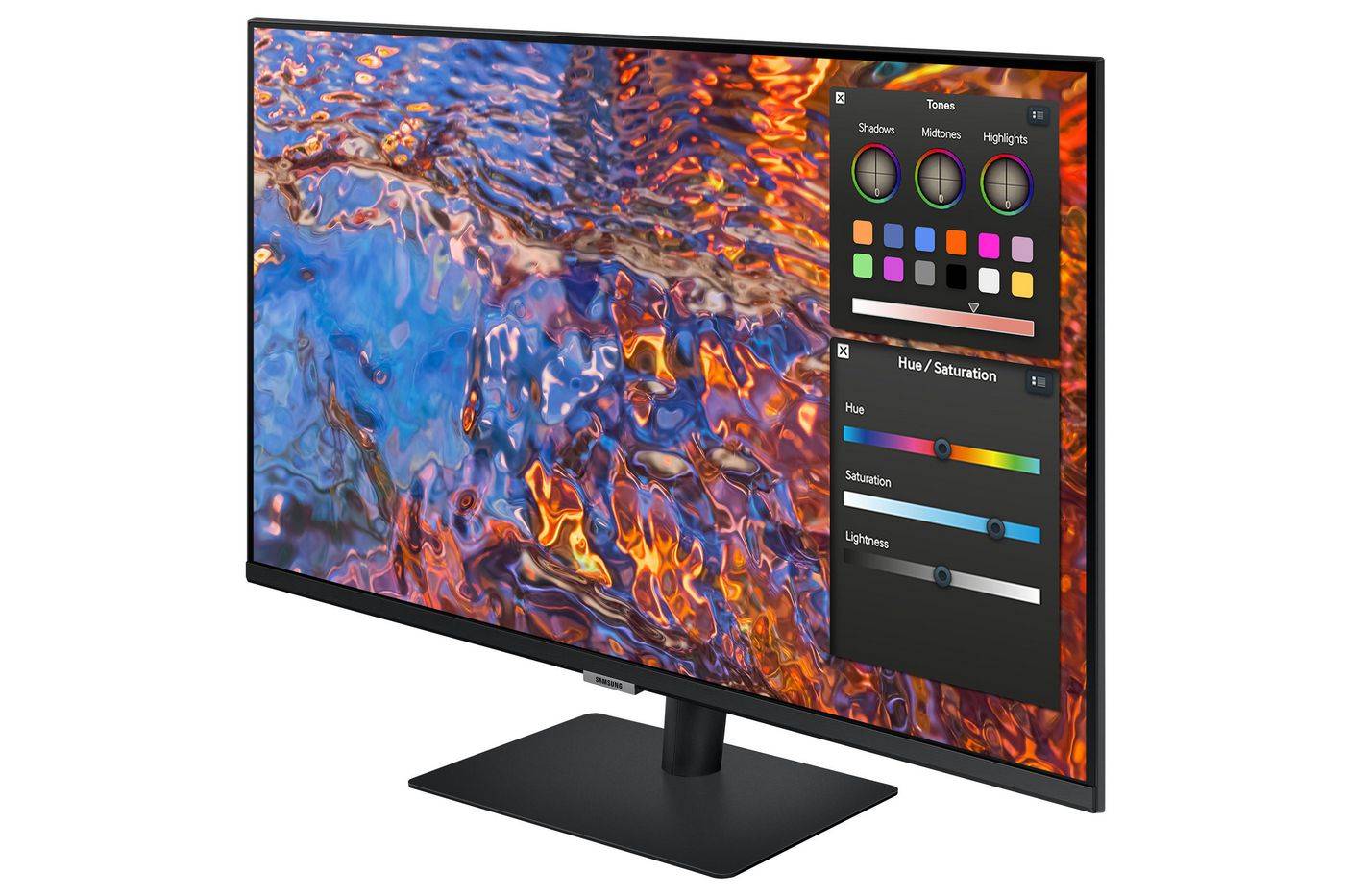 SAMSUNG LS32B800PXPXEN 32p 16:9 3840x2160 IPS 5ms HDR400 HAS/Swivel/Pivot/Tilt HDMI/DP/USB-C 90W/LAN USB3 Hub VESA 100-15