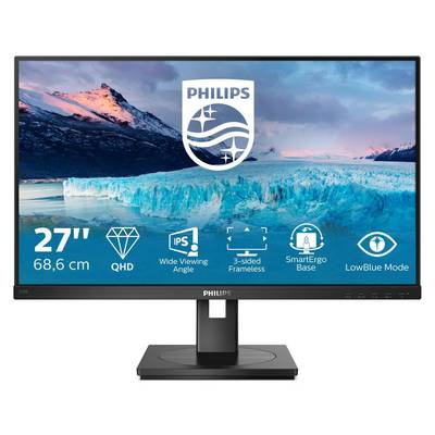 PHILIPS 275S1AE/00 27p 2560x1440 IPS Flat H/A 130 MM Pivot 3 SIDE FRAMELESS SPEAKERS DPx1 HDMIx1 DVIx1 VESA 100x100 S-LI-0