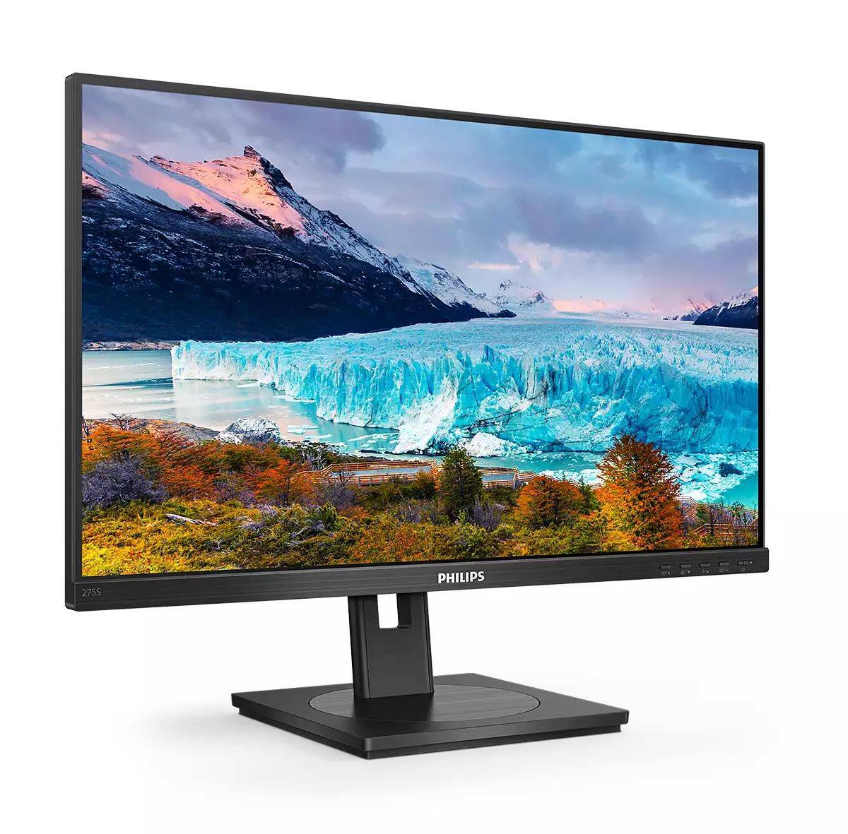 PHILIPS 275S1AE/00 27p 2560x1440 IPS Flat H/A 130 MM Pivot 3 SIDE FRAMELESS SPEAKERS DPx1 HDMIx1 DVIx1 VESA 100x100 S-LI-2