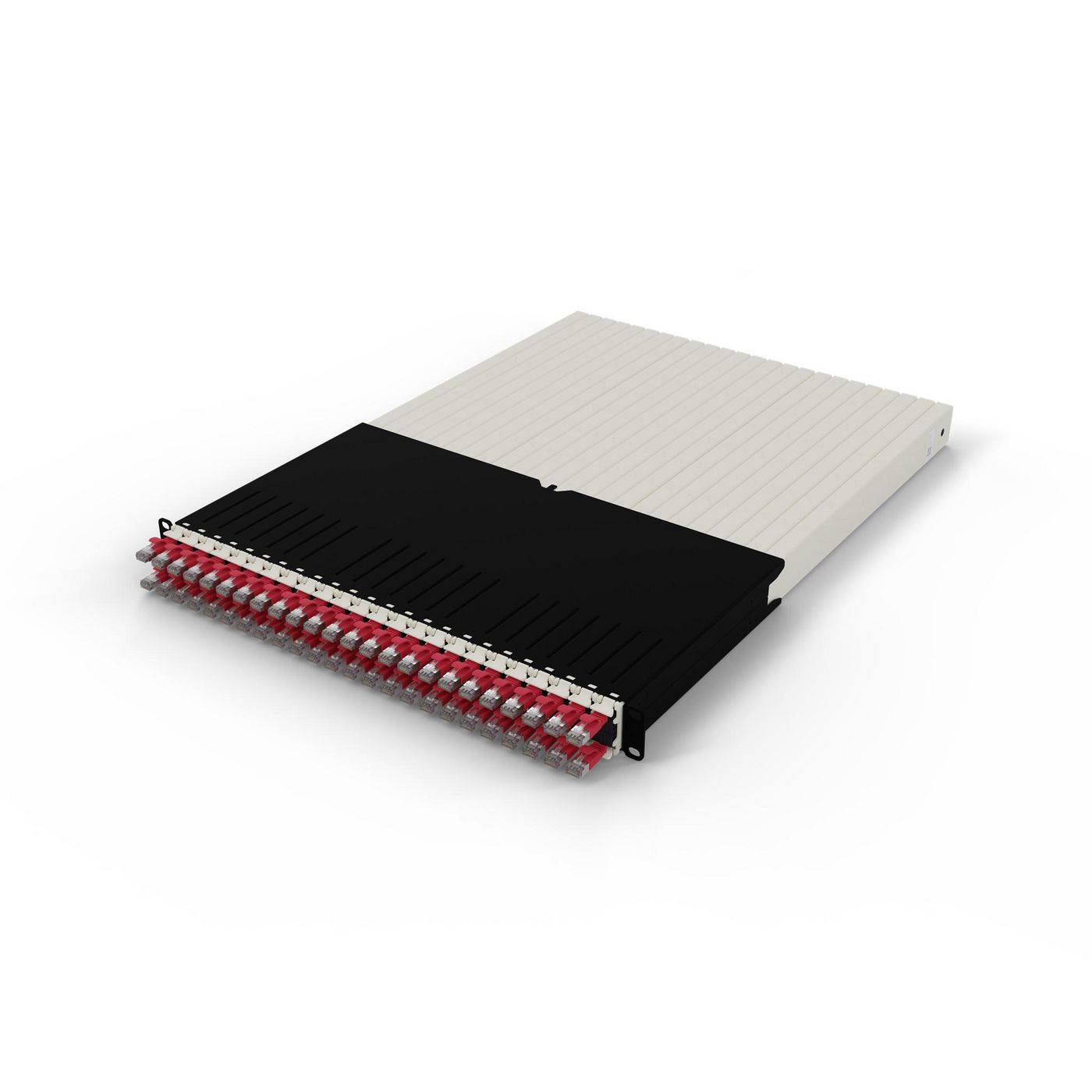 Patchbox PATCHBOX - .one 30RU Cat 6a STP 1.8 m Rot - Kabel - Netzwerk Guide-câbles 483 mm (19") 30 UH rouge-2