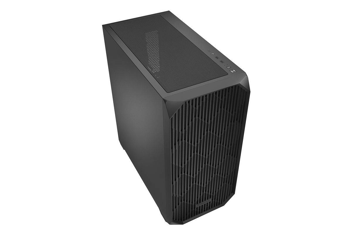 Sharkoon AK3, Midi Tower, PC, Noir, ATX, micro ATX, Mini-ITX, Métal, 17 cm-1