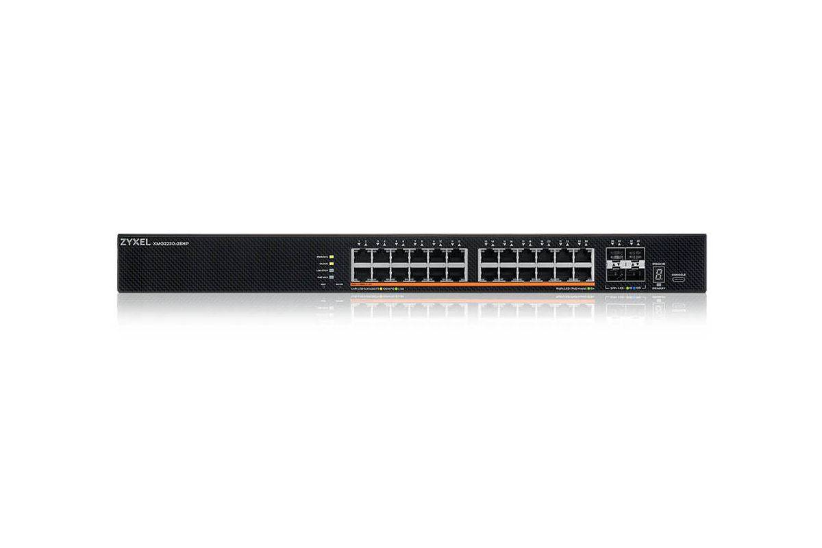 Zyxel XMG2230-28HP, Géré, L2/L3, 2.5G Ethernet (100/1000/2500), Connexion Ethernet, supportant l'alimentation via ce por-1