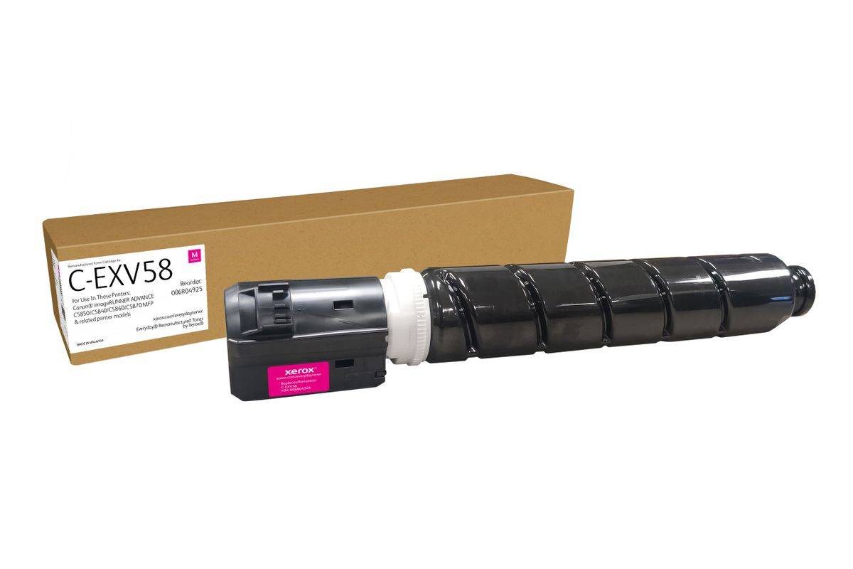 Toner remanufacturé Magenta Everyday™ de compatible avec Canon C-EXV58 (3765C002AA), Capacité standard, 60000 pages, Mag-0