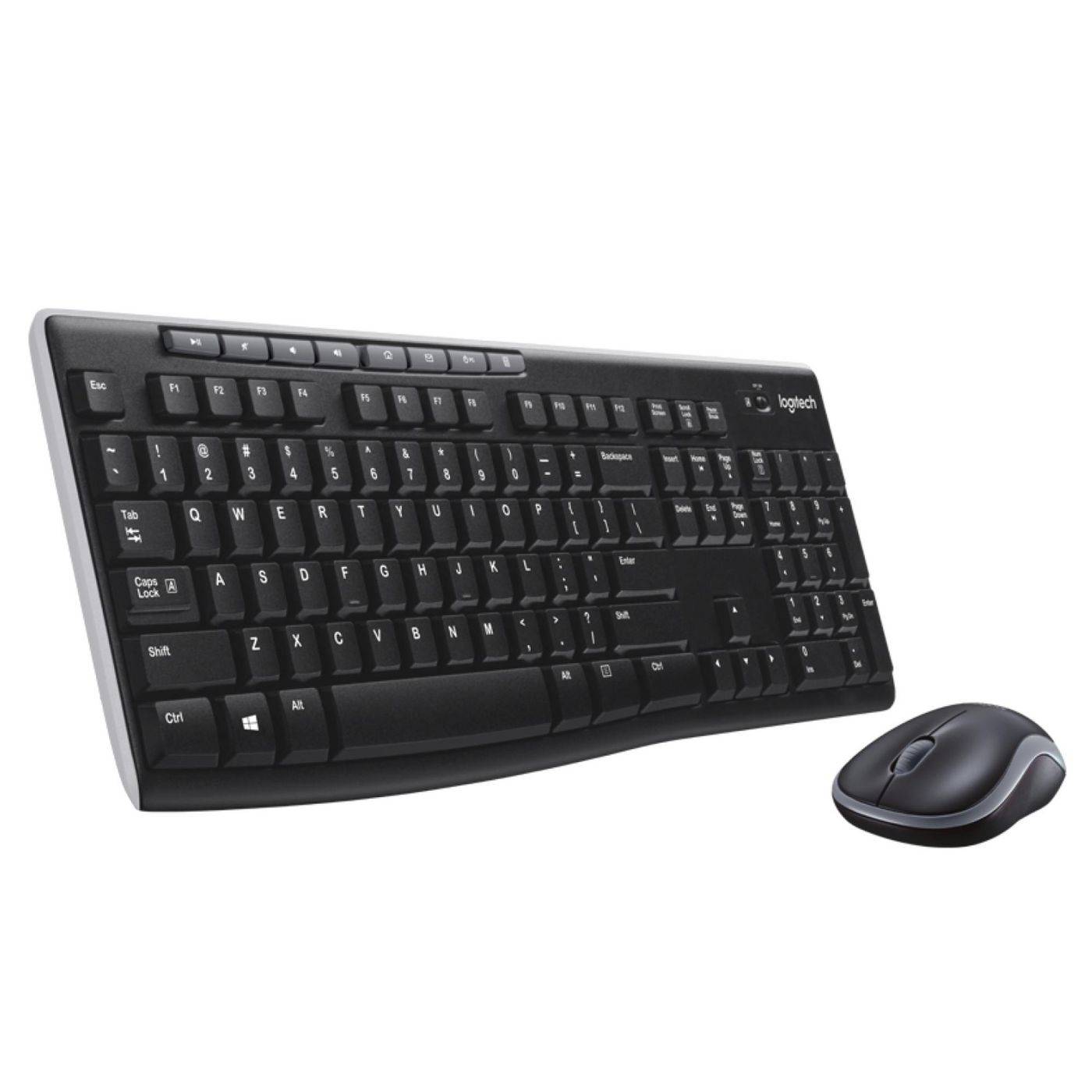 Logitech Wireless Combo MK270 USB Kit souris + clavier touches multimédia français, AZERTY noir-4