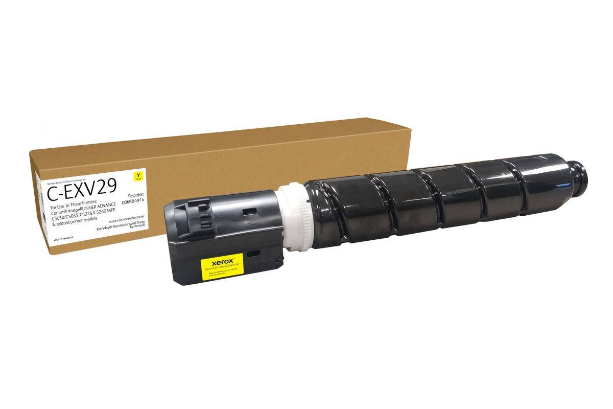 Toner remanufacturé Jaune Everyday™ de compatible avec Canon C-EXV29 (2802B002AB), Capacité standard, 27000 pages, Jaune-0