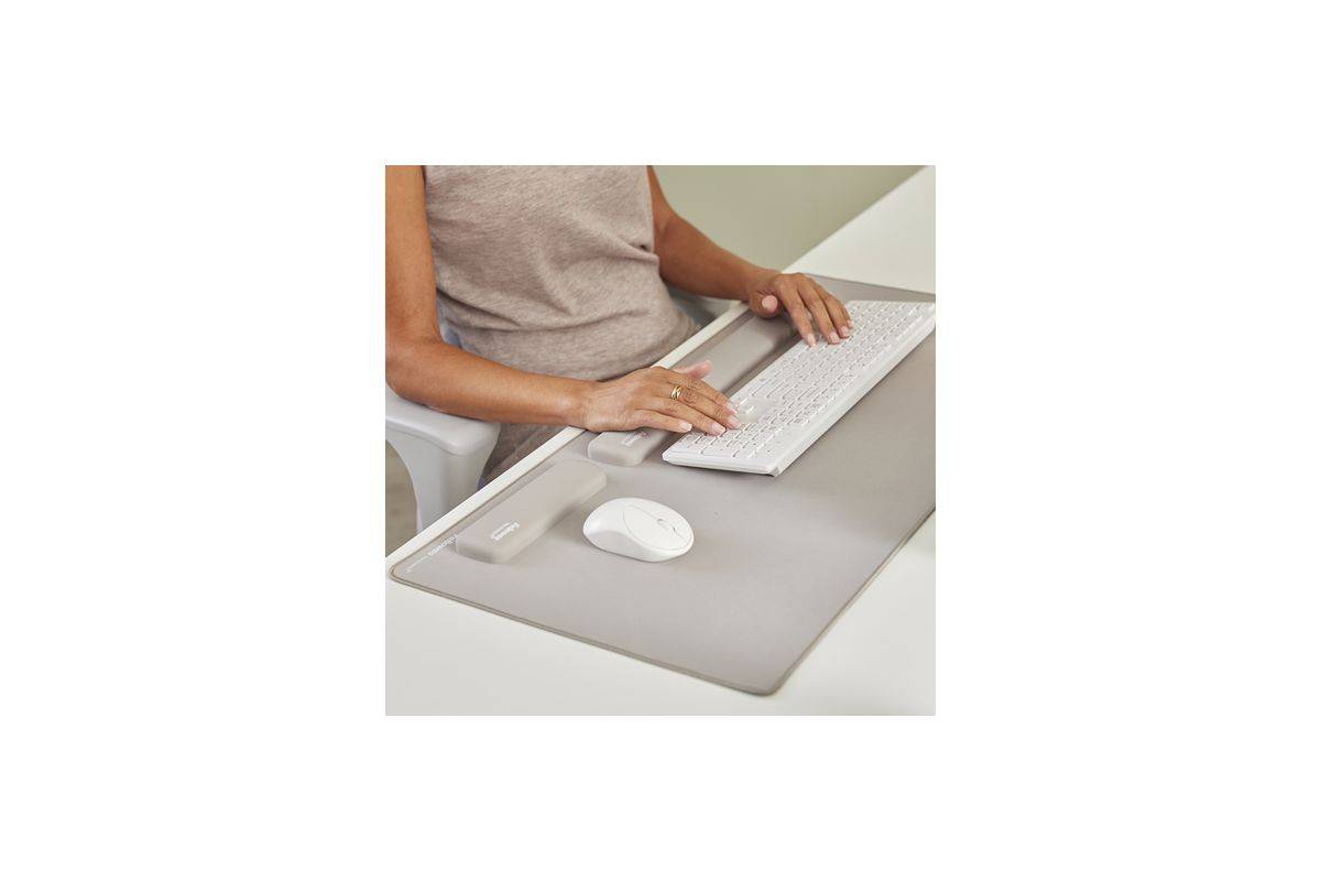 FELLOWES Repose-poignets clavier Breyta - Bleu gris-1