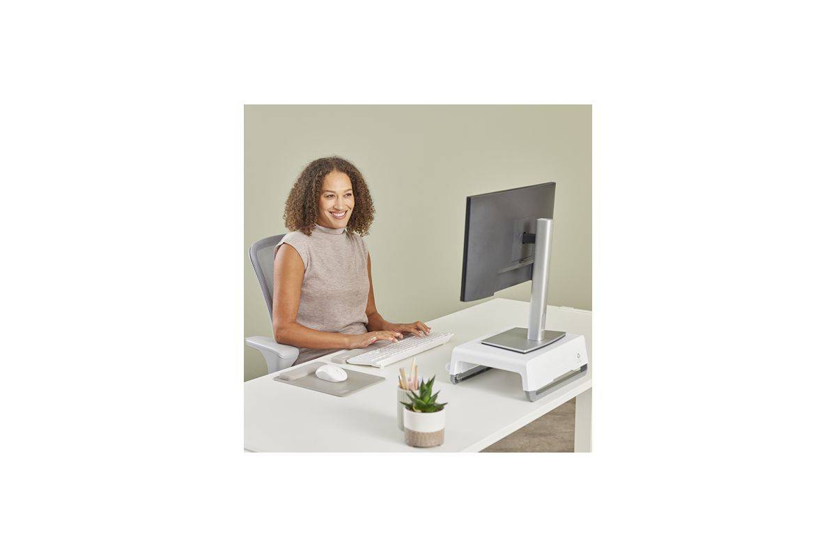 FELLOWES Repose-poignets clavier Breyta - Bleu gris-2