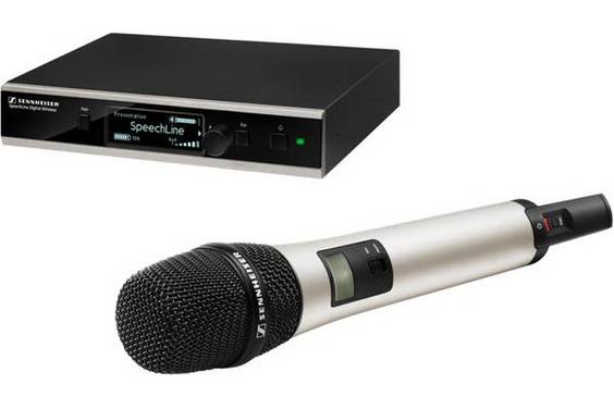 Vocal set including hand-held transmitt