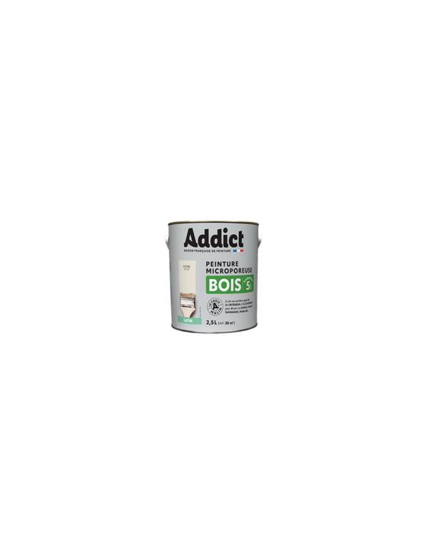 Peinture Bois 2.5 Litres Blanc Casse - Addict