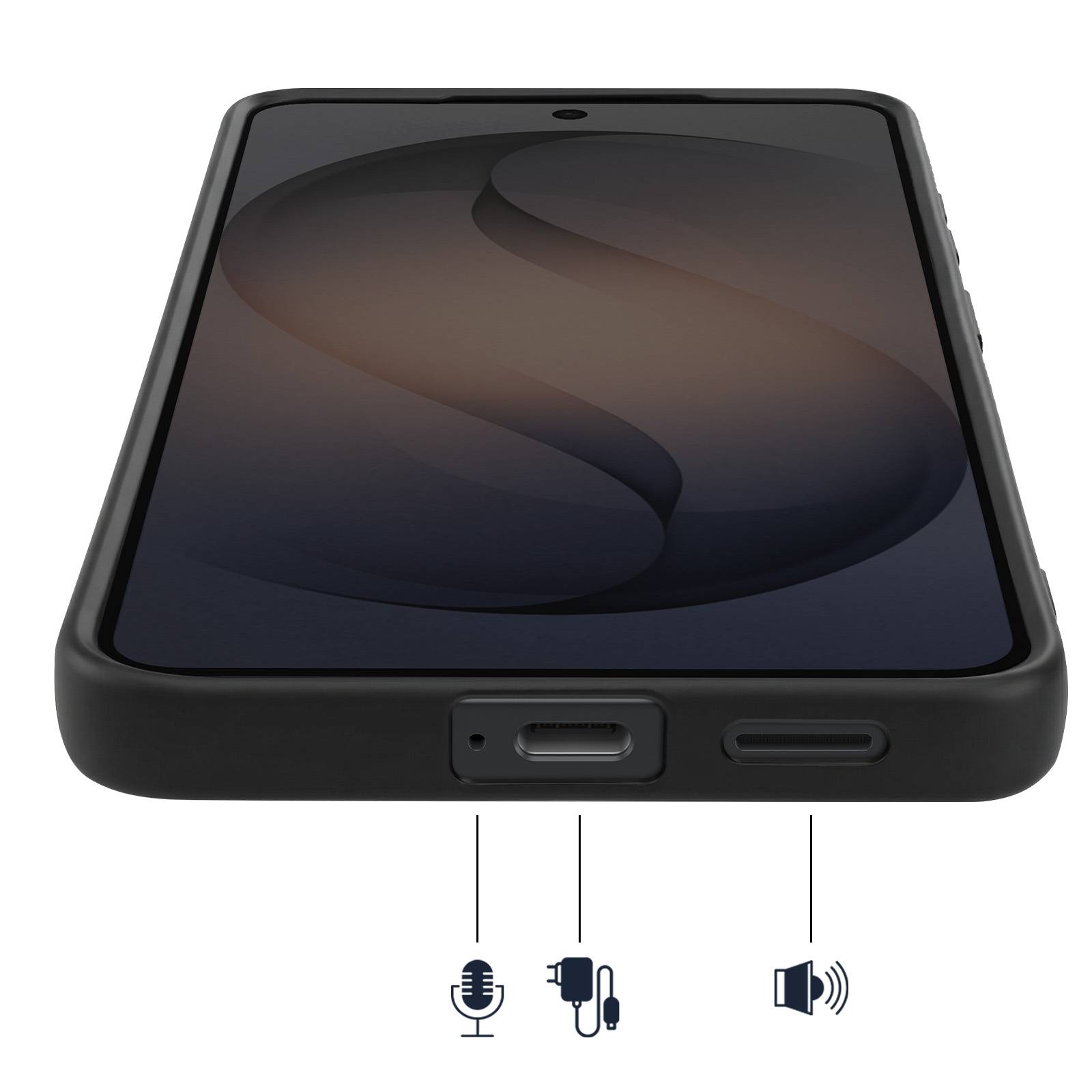 Coque pour Galaxy S26 Finition Mate avec Bords Surélevés et Dragonne-3